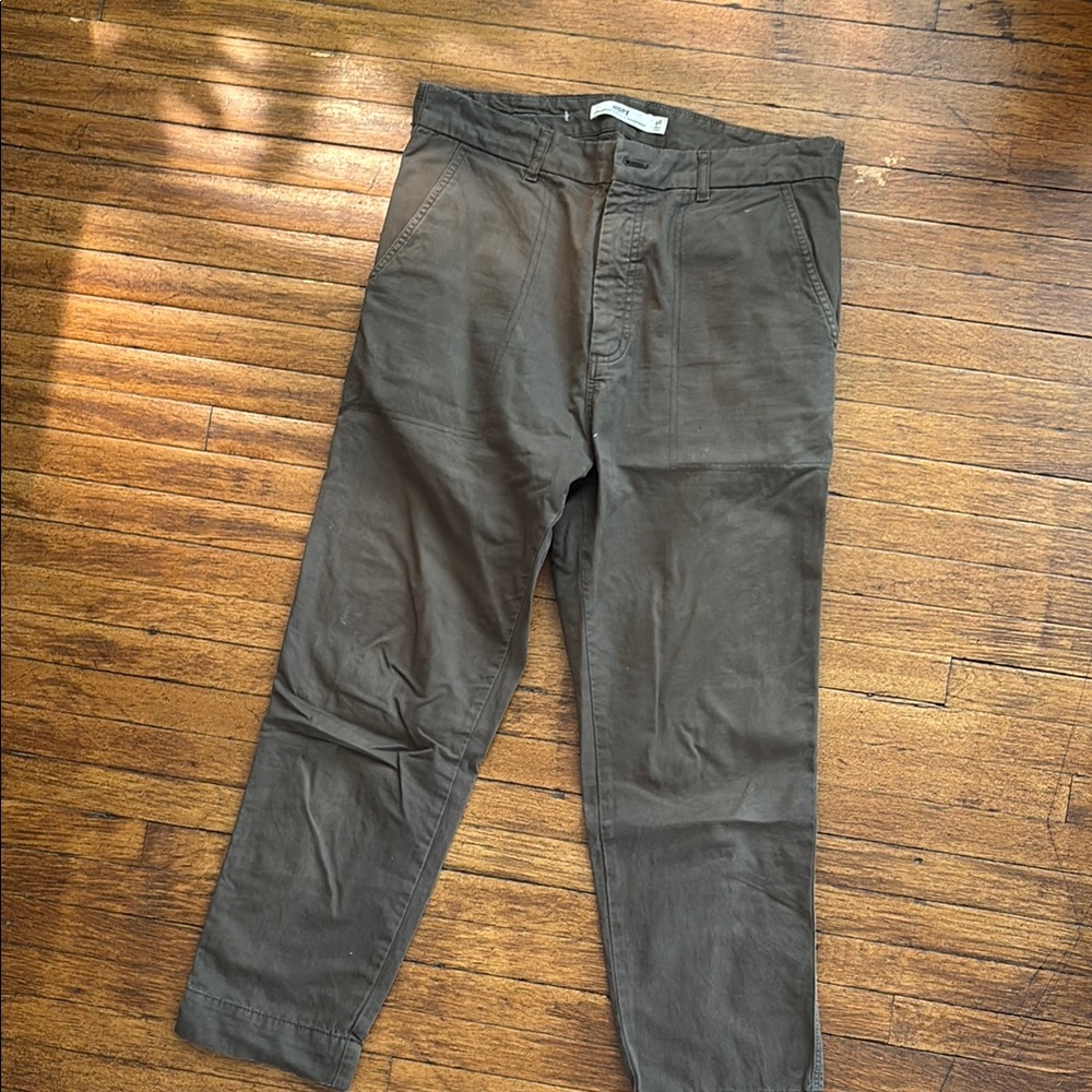 Hope Men's Green Cotton Pants